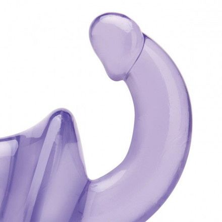 Фиолетовый безремневой страпон Strapless Strap-On 