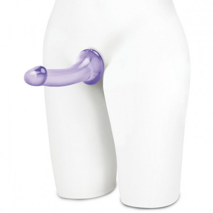 Фиолетовый безремневой страпон Strapless Strap-On 