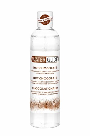 Лубрикант на водной основе с ароматом шоколада HOT CHOCOLATE - 300 мл. 