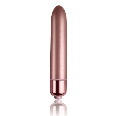 Розовая вибропуля Touch of Velvet - 9 см. 