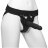 Черный полый вибрострапон Body Extensions BE Aroused - 17,78 см. 