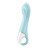 Голубой вибромассажер Air Pump Vibrator 5+ - 21 см. 