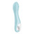Голубой вибромассажер Air Pump Vibrator 5+ - 21 см. 