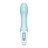 Голубой вибромассажер Air Pump Vibrator 5+ - 21 см. 