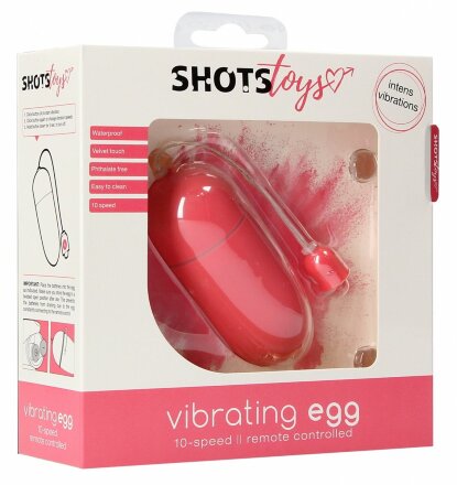 Розовое гладкое виброяйцо Vibrating Egg - 8 см. 