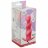 Розовая фигурная анальная вибропробка Spiral Anal Plug - 12 см. 