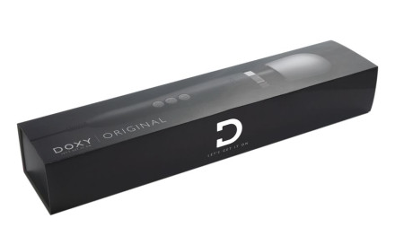 Черный жезловый вибратор Doxy Original - 34 см. 