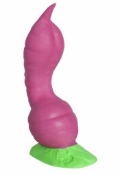 Розовый фаллоимитатор &quot;Крок Mini&quot; - 17 см.