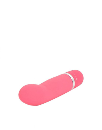 Розовый мини-вибратор Bcute Classic Curve - 10 см. 