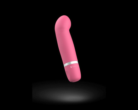 Розовый мини-вибратор Bcute Classic Curve - 10 см. 