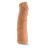 Насадка-фаллоимитатор для трусиков с плугом Realistic 8 Inch Lock On Dildo - 20,3 см. 