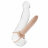 Телесная насадка на пенис Accommodator Dual Penetrators  