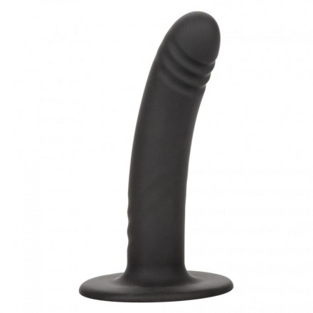 Черный анальный стимулятор 6” Ridged Probe - 15,25 см. 