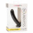 Черный анальный стимулятор 6” Ridged Probe - 15,25 см. 