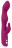 Фиолетовый вибратор A &amp; G-Spot Rabbit Vibrator для стимуляции зон G и A - 23,6 см. 