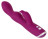 Фиолетовый вибратор A &amp; G-Spot Rabbit Vibrator для стимуляции зон G и A - 23,6 см. 