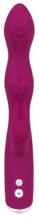 Фиолетовый вибратор A &amp; G-Spot Rabbit Vibrator для стимуляции зон G и A - 23,6 см. 