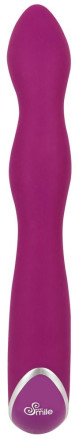 Фиолетовый вибратор A &amp; G-Spot Rabbit Vibrator для стимуляции зон G и A - 23,6 см. 