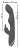 Фиолетовый вибратор A &amp; G-Spot Rabbit Vibrator для стимуляции зон G и A - 23,6 см. 