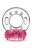 Розовое эрекционное виброкольцо Arouser Vibrating C-Ring 