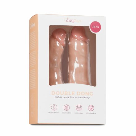 Анально-вагинальный фаллоимитатор Easytoys Double Dildo - 18 см. 