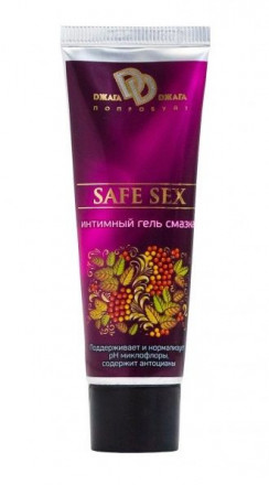 Интимная ухаживающая гель-смазка SAFE SEX - 30 мл. 