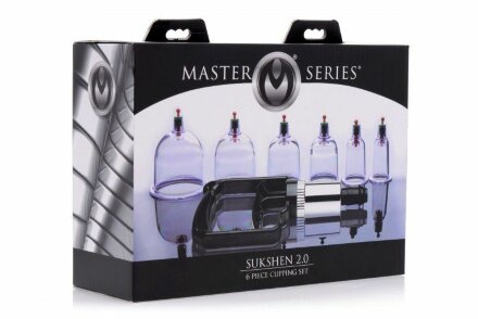 Набор помп для стимуляции Sukshen 6 Piece Cupping Set with Acu-Points 