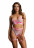 Эротический комплект с наклейкой на лицо Bra Set With Garters &amp; Dazzling Sticker 