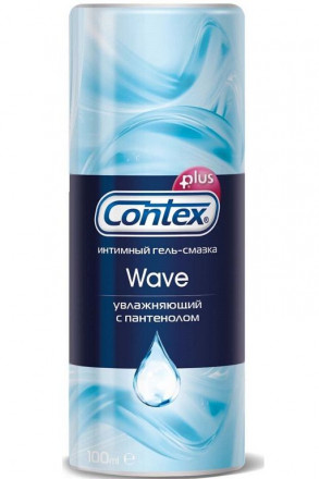 Гель-смазка на водной основе с пантенолом Contex Plus Wave - 100 мл. 