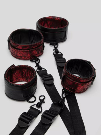 Изысканный набор фиксаций на кровати Reversible Under Mattress Restraint Set 
