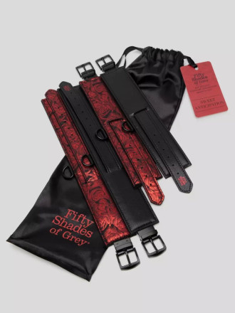 Изысканный набор фиксаций на кровати Reversible Under Mattress Restraint Set 