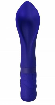 Синий мини-вибратор Mamasita’s Fantastic Shield - 15,2 см. 