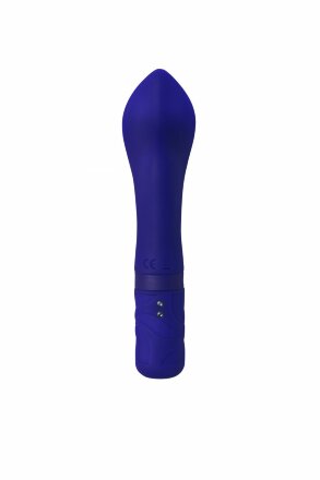 Синий мини-вибратор Mamasita’s Fantastic Shield - 15,2 см. 
