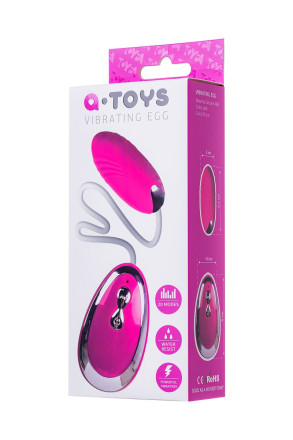 Розовое виброяйцо A-Toys - 6,5 см. 