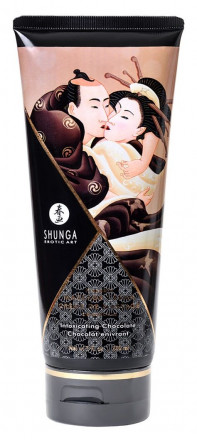Массажный крем для тела с ароматом шоколада Intoxicating Chocolate - 200 мл. 