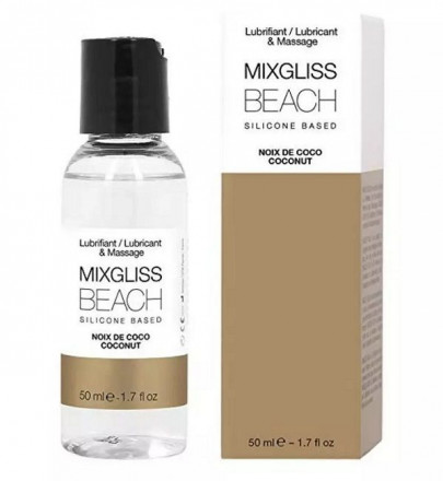 Смазка на силиконовой основе Mixgliss Beach - 50 мл. 