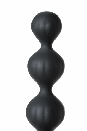 Набор из 2 чёрных анальных цепочек Satisfyer Beads 